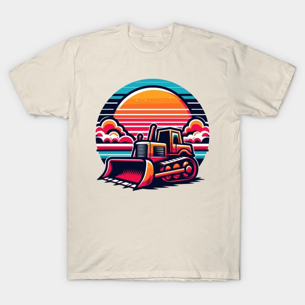 Bulldozer T-Shirt by Vehicles-Art